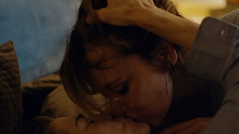 Sexiest Keeley Hawes Scene in Orphan Black: Echoes. Lesbian, 2 women, SFW. 1002787