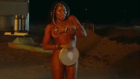 Hottest Amara Scenes. Sexy, arm covering breasts, braided hair. 1002909