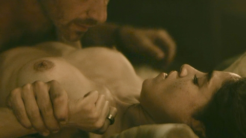 Sofia Boutella Nude as Kora. Breasts, nude, woman on bottom. 1003052