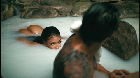 Megan Thee Stallion in Mamushi (2024) Butt Sexy Bath House Black 1003371