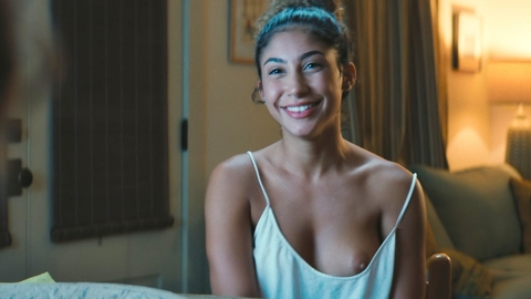 Isabella Ferreira Nude as Bailey. Breasts, left breast, nightgown. 1003964
