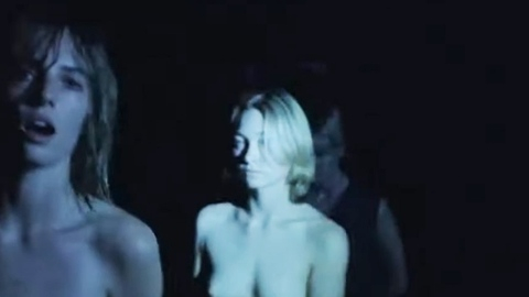 Christina Leonardi Naked in Thérèse. Breasts, blonde, jean skirt. 1004068