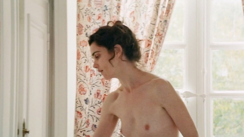 Camille Rutherford Naked in Jane Austen Wrecked My Life. Breasts, brunette, hard nipples. 1010815
