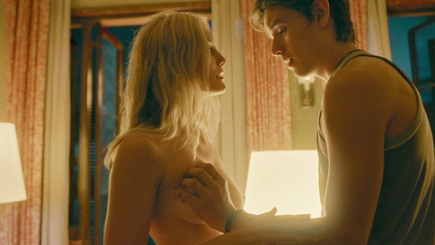 Leila George Naked as Young Catherine. Breasts, couple, hand on breast. 1005621