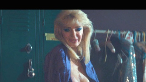 Chloe Farnworth Naked as Amber James. Breasts, blonde, dressing room. 1005609