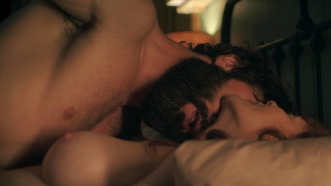 Ana Polvorosa Naked in The Last Night at Tremore Beach. Breasts, breast, in bed. 1005841