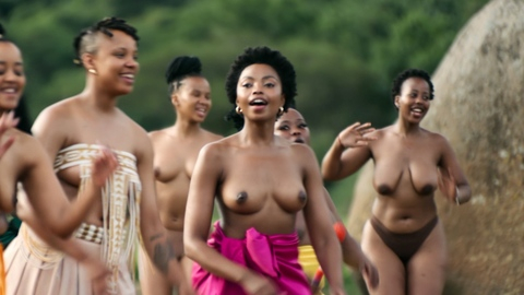 Nirvana Nokwe-Mseleku Nude as Mayi. Breasts, Black, african. 1006256