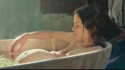 Ana Valeria Becerril in Like Water for Chocolate (2024) Breasts Bath Brushing Hair 1006474