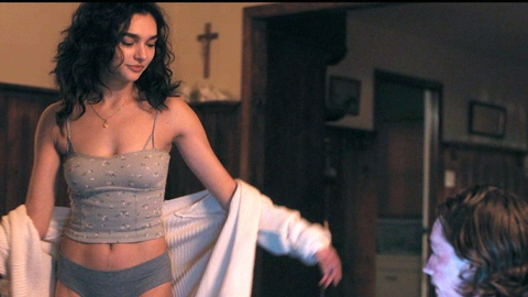 Landman's Sexiest Scenes with Paulina Chávez. Underwear, SFW, grey panties. 1007160