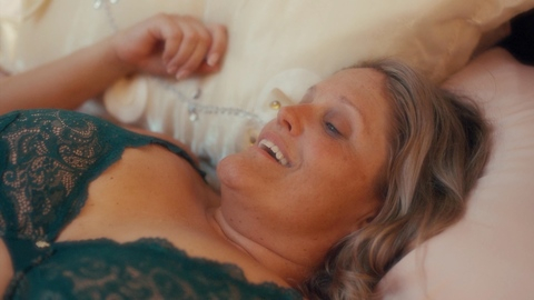 Sexiest Sarafina Vecchio Scene in Let's Start a Cult. Underwear, SFW, blonde. 1007923