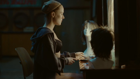 Sexiest Scenes of Ewa Oginiec from The Eastern Gate. Underwear, black bra, black panties. 1008035