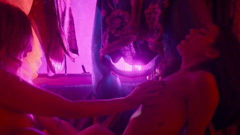 Sexiest Scenes of Bia from Benefits with Friends. Lesbian, Sexy, cross tattoo, grabbing breast. 1008341