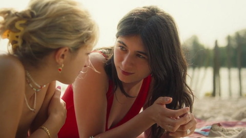 Sexiest Scenes of Gaby from Helen and the Girls. Sexy, beach, cleavage. 1008143
