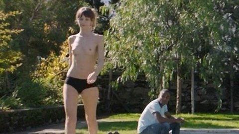 Annabelle Belmondo Naked in Dawn Chorus. Breasts, Underwear, black panties, brunette. 1008187
