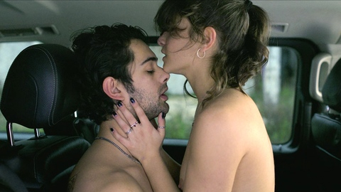 Aurora Giovinazzo Naked as Valeria. Breasts, backseat of car, brunette. 1008345
