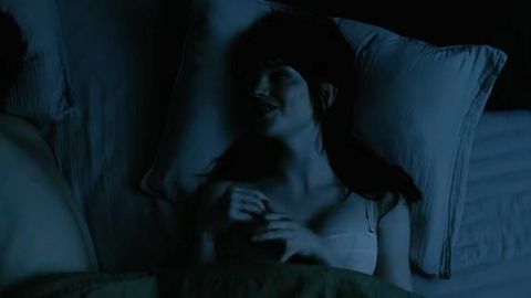 Sexiest Scenes of Iris from Companion. Underwear, bra, cleavage. 1008347