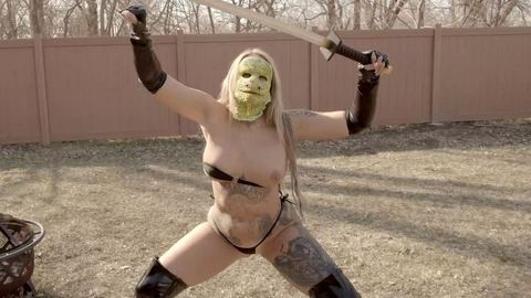 Stephanie Love in Babezilla vs. the Cyber Skanks: Rise of Mechababezilla (2024) Bikini Breasts Bikini Black Bikini 1009641