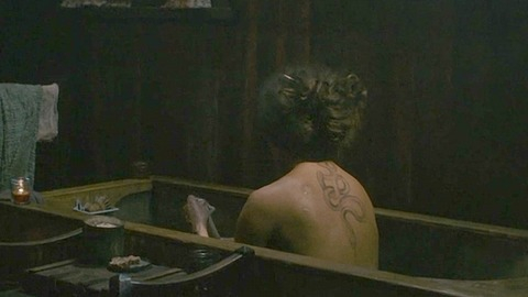 Hottest Momma Scenes. Sexy, Black, back tattoo. 1010433