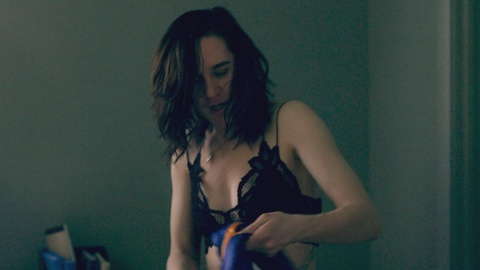 Sexiest Lena Hall Scene in Your Friends & Neighbors. Underwear, SFW, black bra. 1010551
