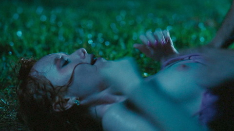 Ash from Cannibal Mukbang Naked. Breasts, grass, hard nipple. 1011101