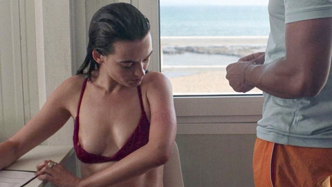 Emma Mackey in Hot Milk (2025) Bikini Breasts Beach Bikini 1012490