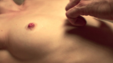 Nudes of Nadya from Razocharovannye. Breasts, close-up, hard nipple. 1012674