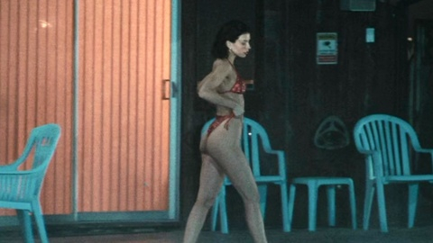 Sexiest Scenes of Diving Woman from The Monkey. Bikini, SFW, barefoot. 1012697