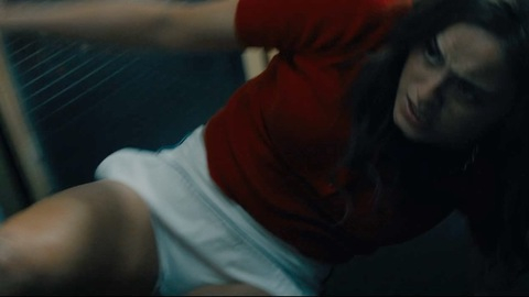 Sexiest Chase Sui Wonders Scene in I Know What You Did Last Summer. Underwear, red shirt, upskirt. 1013371