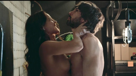Nudes of Silvia from The Guest. Breasts, brunette, choking during sex. 1014060