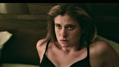 Sexiest Scenes of Elizabeth 'Lizzie' Stover from Task. Underwear, SFW, black bra. 1014155
