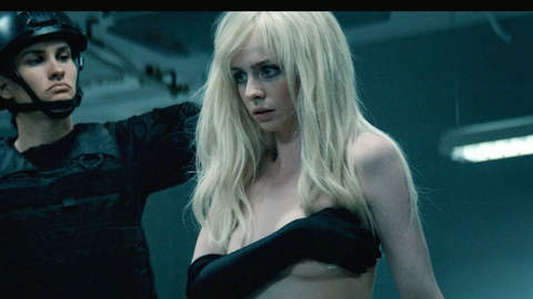 Gen V's Sexiest Scenes with Maddie Phillips. Sexy, SFW, arm covering breasts. 1014216
