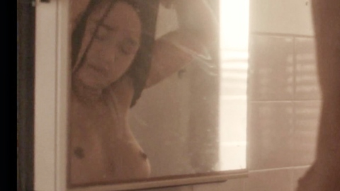 Aisha Dee Naked as Lina. Breasts, Black, bathroom. 1015023
