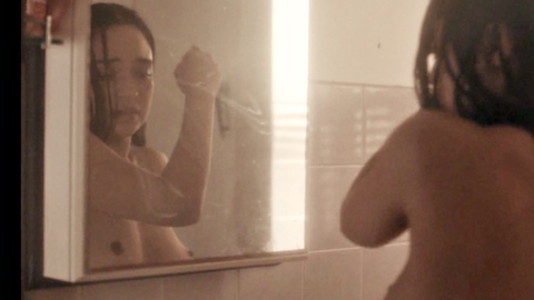 Lina from Watching You Naked. Breasts, Black, bathroom. 1015025