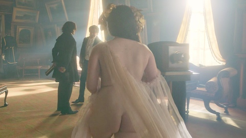 Shian Denovan Nude as Nymph. Butt, brunette, curvy. 1015172