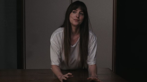 Materialists's Sexiest Scenes with Dakota Johnson. Sexy, SFW, big t-shirt. 1015176