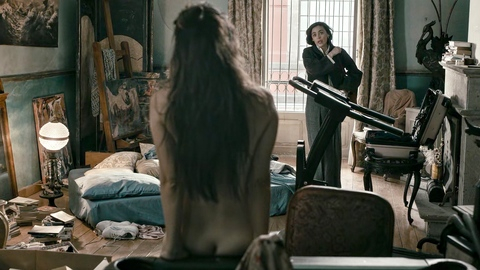 Cassandra Ciangherotti Naked in The Follies. Butt, brunette, nude. 1015423