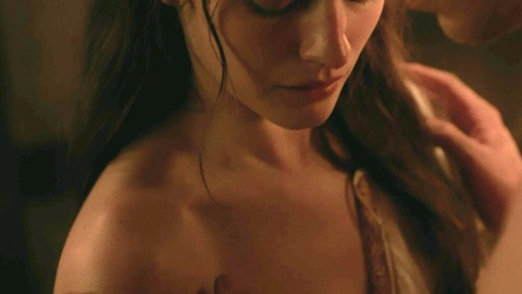 Sexiest Lauren McQueen Scene in Robin Hood. Sexy, SFW, brunette. 1015555