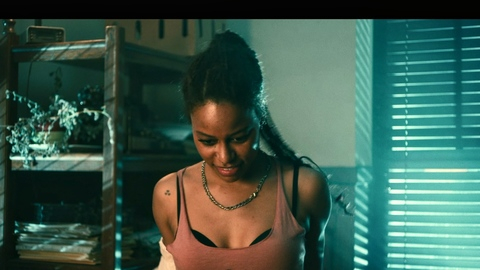Sexiest Scenes of J.J. Doherty, the Wild Card from The Toxic Avenger. Sexy, SFW, black bra. 1015583