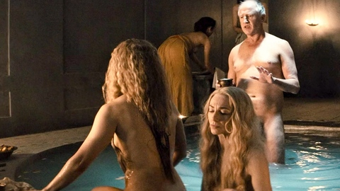 India Shaw-Smith Naked in Spartacus: House of Ashur. Butt, bath, bathing. 1017061
