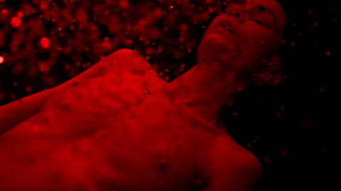 Aline Stevens Nude as N/A. Breasts, falling diamonds, laying down. 1015724