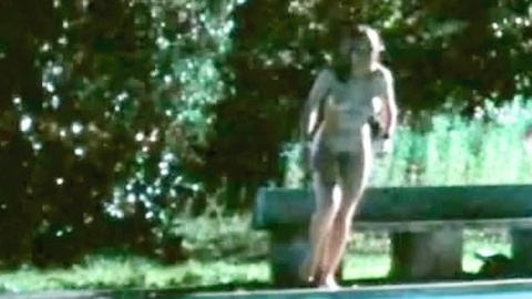 Billie Blain Naked in Cassandre. Breasts, Bush, full frontal, night. 1016275