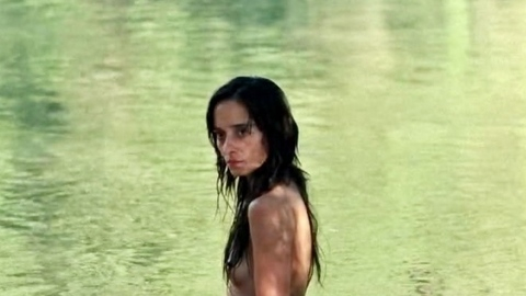 Angela Bundalovic Naked in Stranger. Breasts, brunette, in river. 1016821