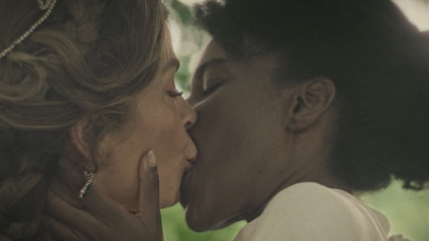 Sexiest Indira Nascimento Scene in Madam Beja. Lesbian, interracial, kiss. 1018225
