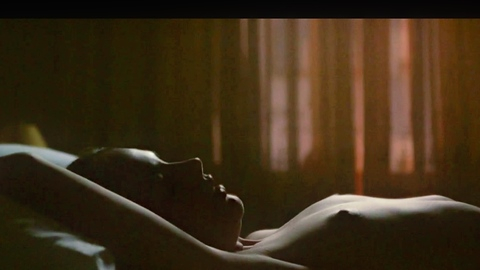 Tara Thaller Naked in Hallway to Nowhere. Breasts, cunnilingus, dimly lit room. 1017439