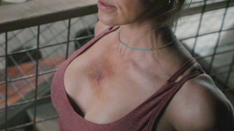 Sexiest Scenes of Belle Skinner from Marshals. Sexy, cleavage, down blouse. 1017803
