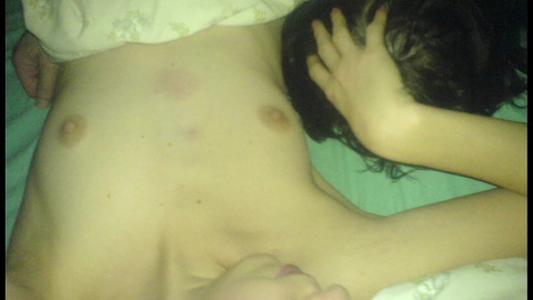 M. M. Tomanová Nude in World Between Us. Breasts, cuddling, hickey on breast. 1017814