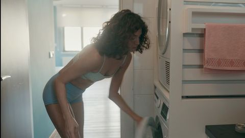 Sexiest Nehir Erdoğan Scene in Mira: Life After Divorce. Underwear, SFW, blue panties. 1018147