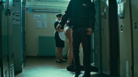 Hottest Adèle Charki Scenes. Thong, Underwear, Black, Locker Room. 1018443