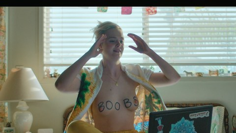 Elle Fanning in Margo's Got Money Troubles (2026) Breasts Prosthetic Bedroom Blonde 1018903