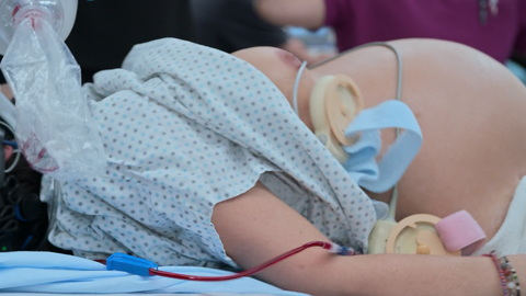 Nicole Wolf in The Pitt (2025) Breasts Prosthetic Breasts Hospital 1018815